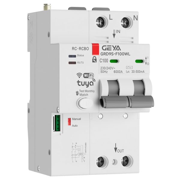 GRD9S-F100WL帶漏電保護型智能小型斷路器